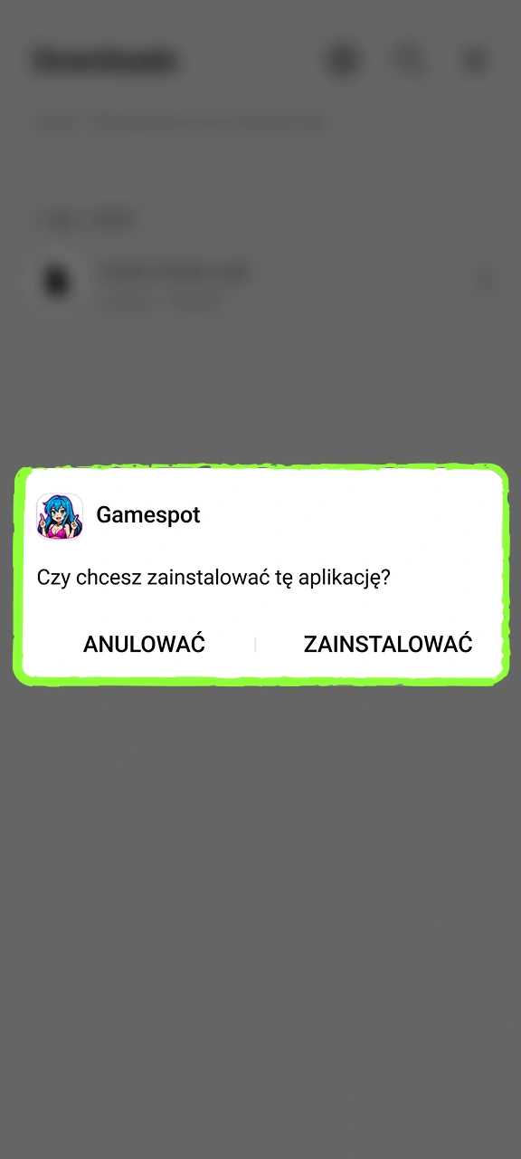 Otwórz pobrany plik instalacyjny i zainstaluj aplikację Gamespot.