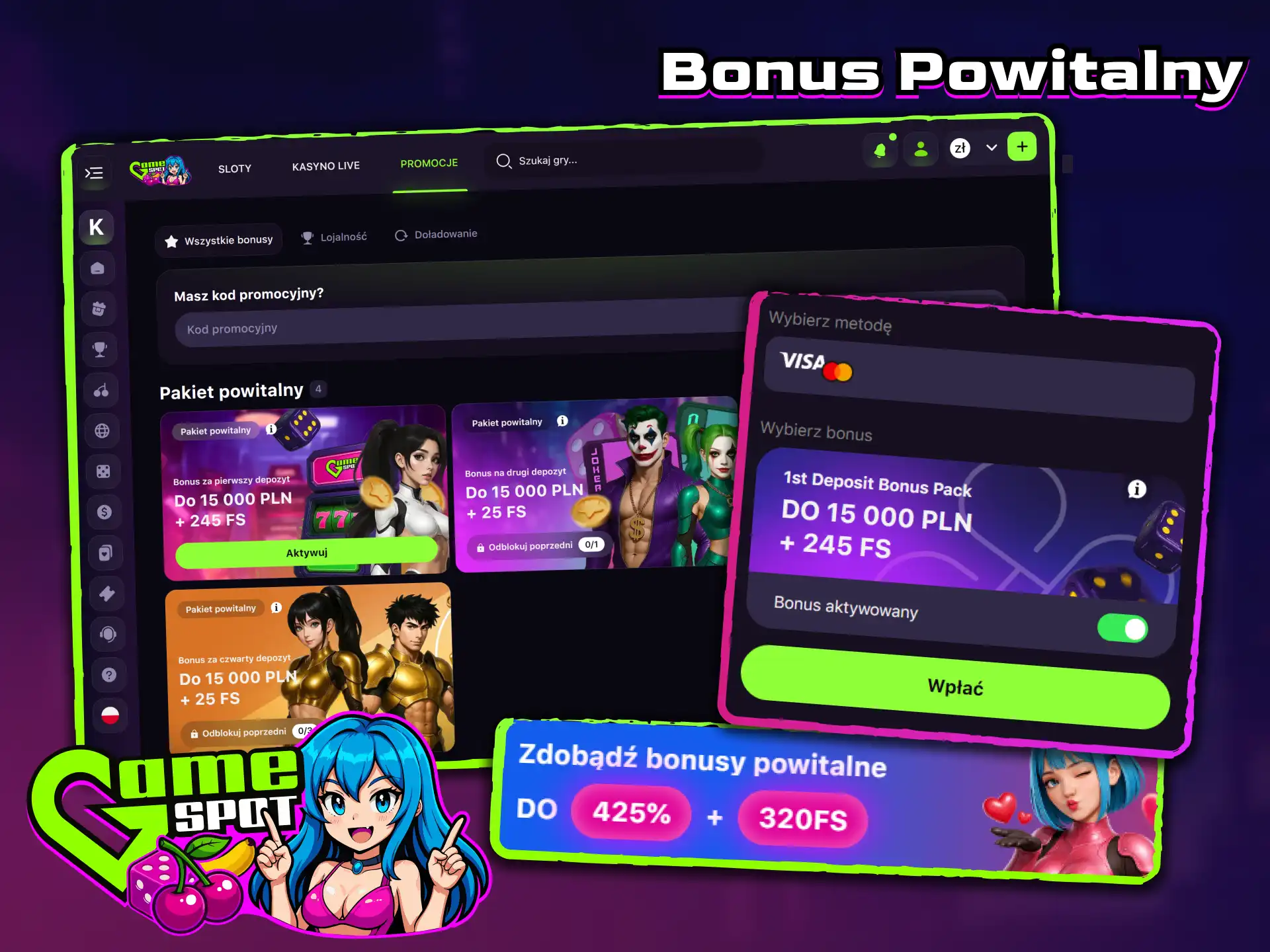 Aktywuj ekskluzywny pakiet startowy i odbierz bonus powitalny w Gamespot.