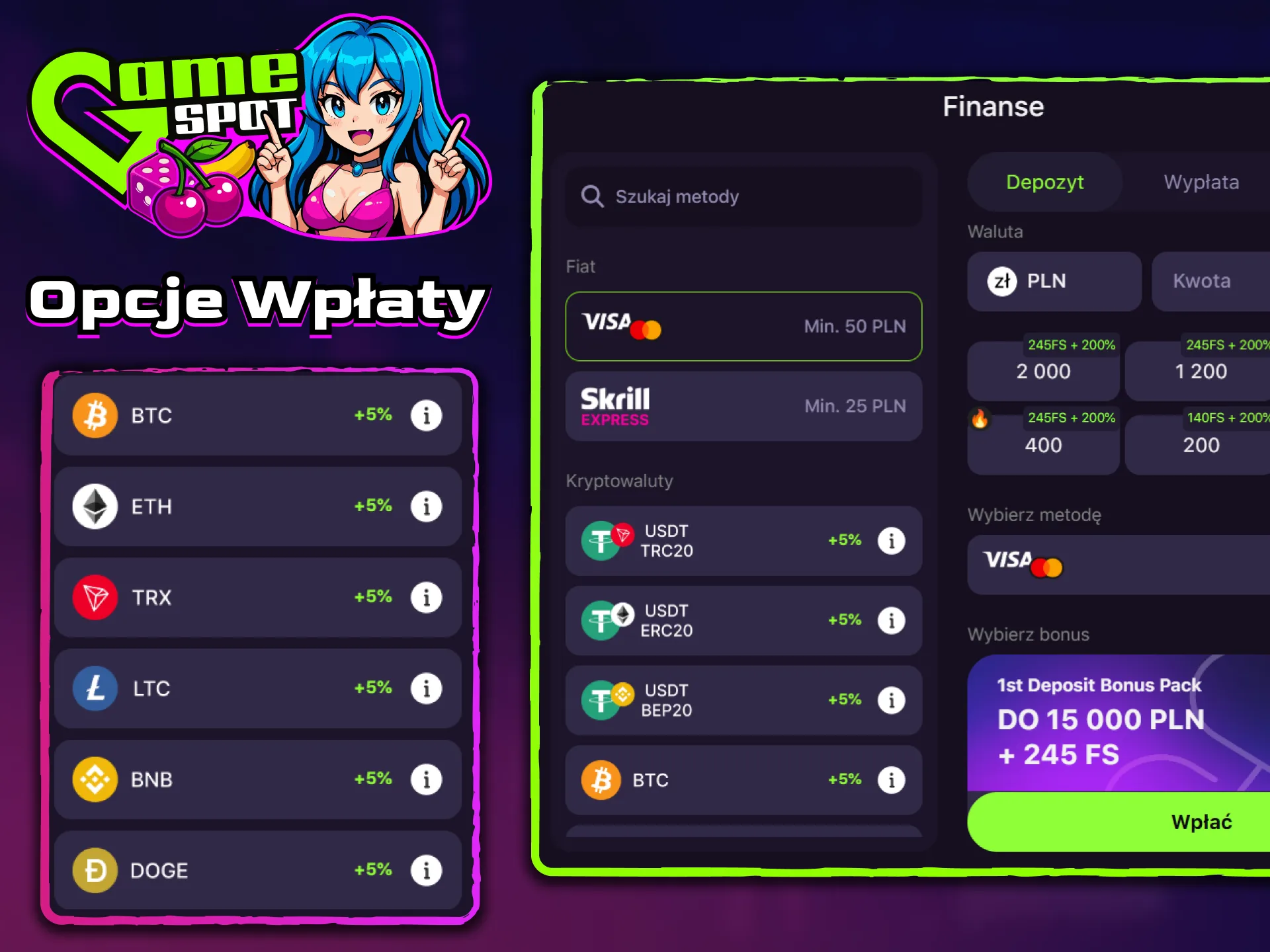 Wybierz najdogodniejsze lokalne bramki płatności dla graczy z Polski na Gamespot.