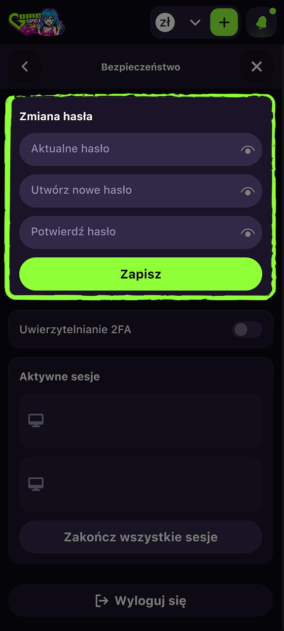 Zabezpiecz swoje konto Gamespot, zmieniając hasło i włączając uwierzytelnianie dwuskładnikowe.