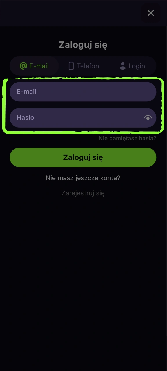 Wprowadź nazwę użytkownika i hasło do swojego konta Gamespot.