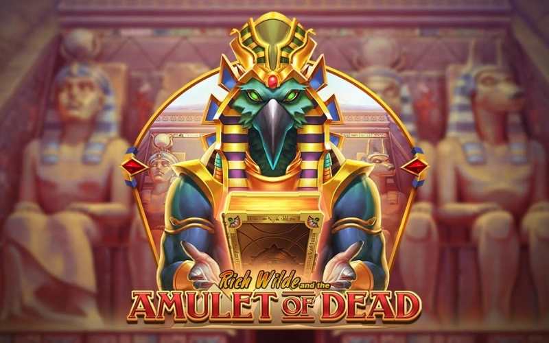 Poszukaj starożytnych amuletów w grze Rich Wilde and the Amulet of Dead w kasynie Gamespot.