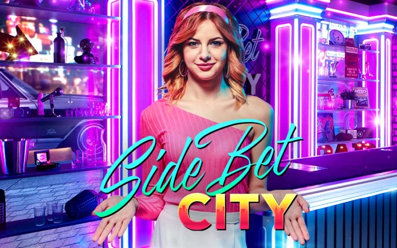 Przenieś się w lata 80. i obstawiaj zakłady poboczne w grze Side Bet City w kasynie Gamespot.