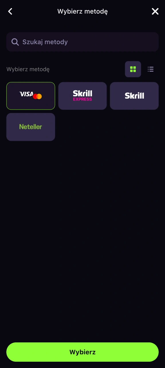 Wskaż preferowany kanał płatności i wybierz metodę wypłaty w serwisie Gamespot.